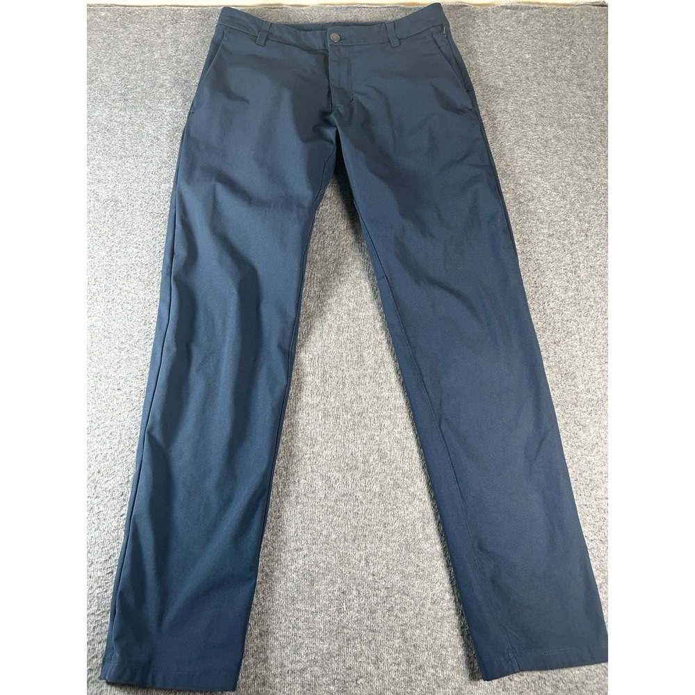 Lululemon Pants Mens 32x32 Blue Performance Chino Slim Fit Stretch Casual Golf
